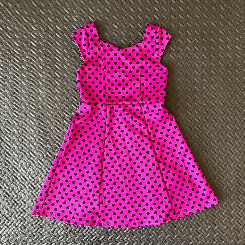 George Purple & Black Dress